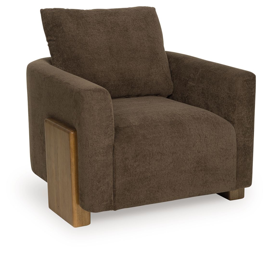 Dairlett - Marron - Fauteuil d'appoint