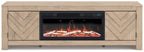 Cayboni - Meuble TV LG avec option cheminée
