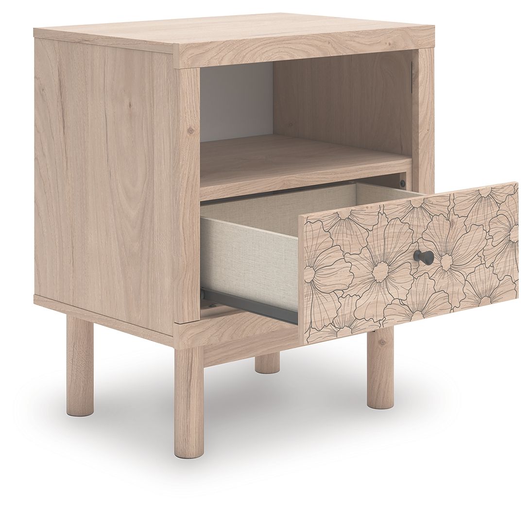 Arloster - Tan - Table de chevet à un tiroir