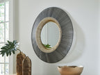 Dallmen - Finition noire/dorée - Miroir décoratif