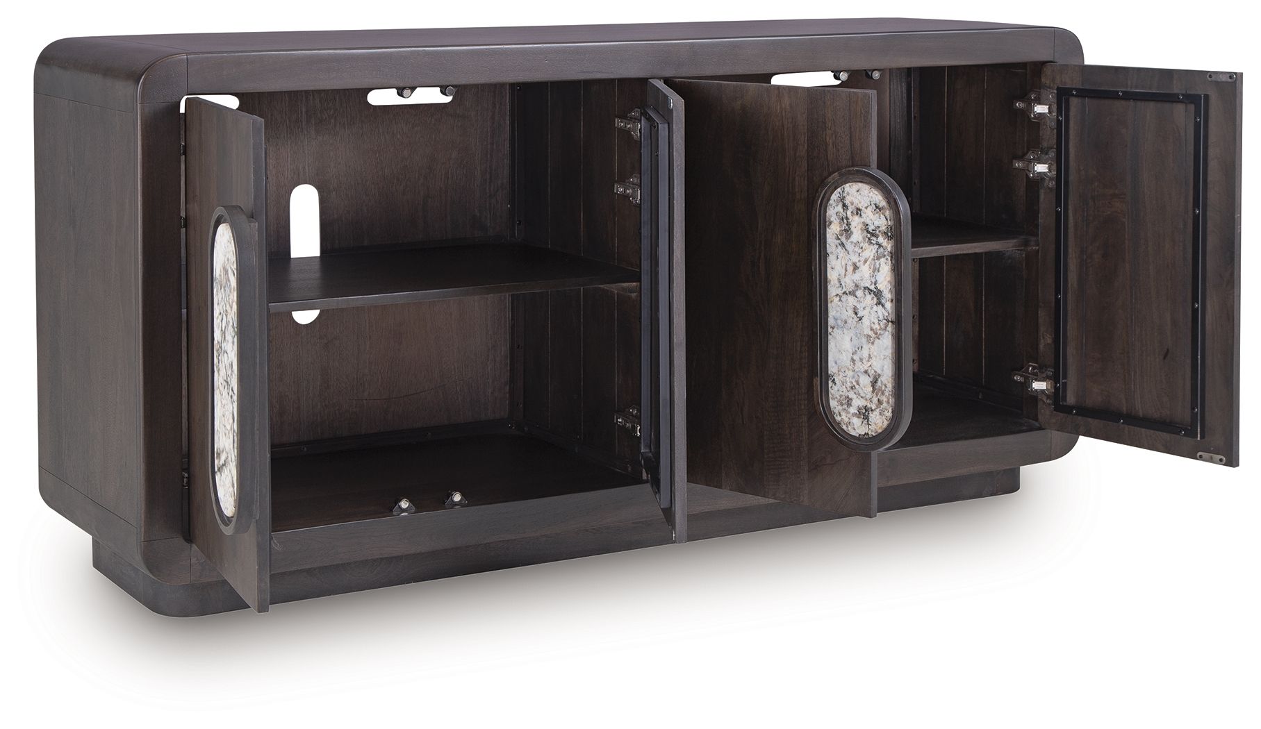 Elliston - Brun expresso - Meuble d'appoint