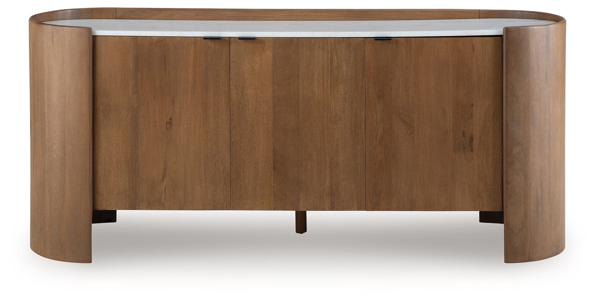 Fitzroy - Marron / Blanc - Meuble d'appoint