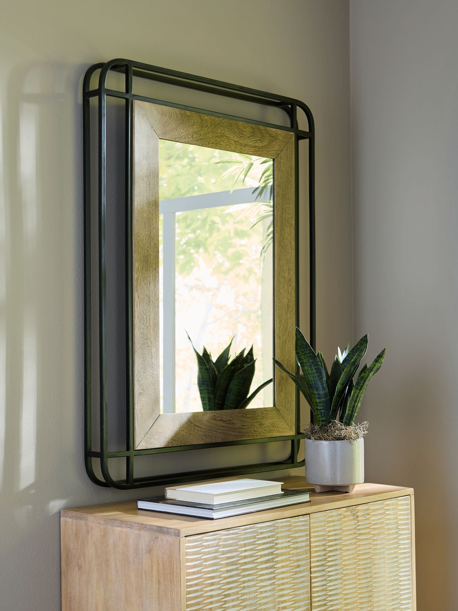 Beelman - Noir / Marron - Miroir d'appoint
