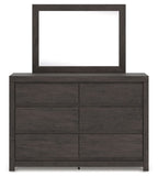 Fraluna - Charbon - Commode et miroir