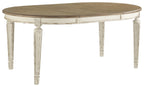 Realyn - Ensemble de table à manger ovale