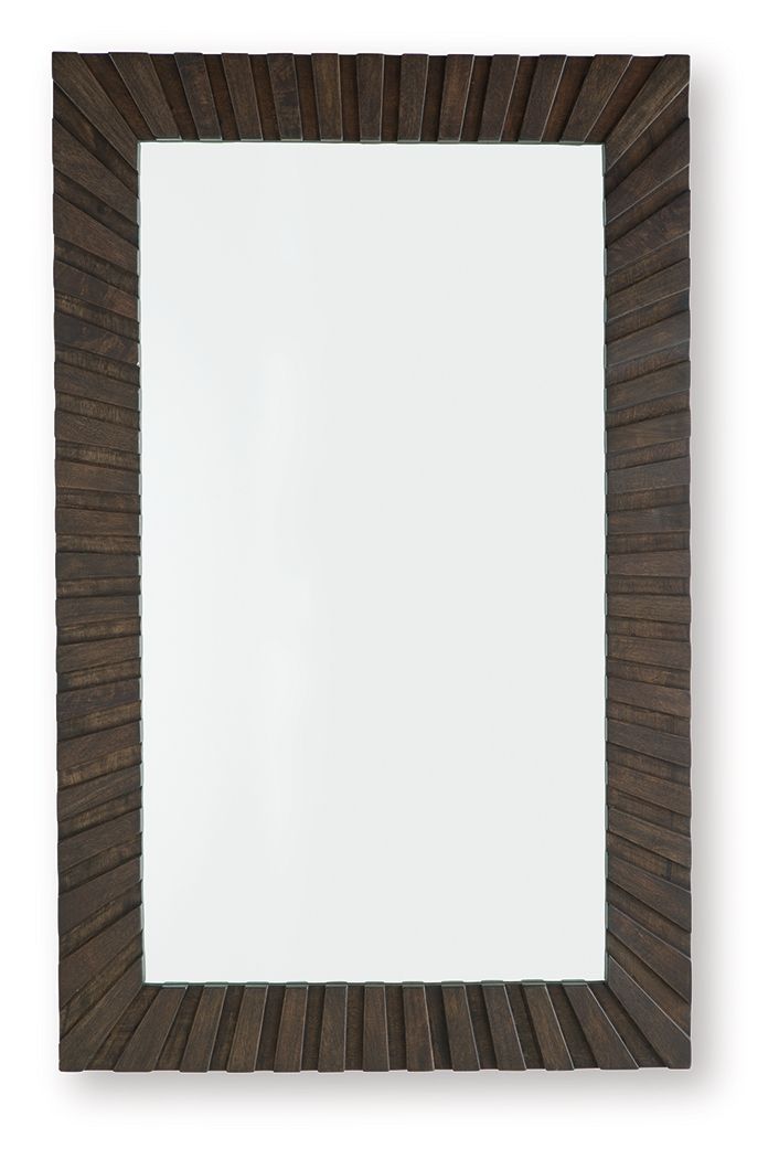 Advin - Marron foncé - Miroir décoratif