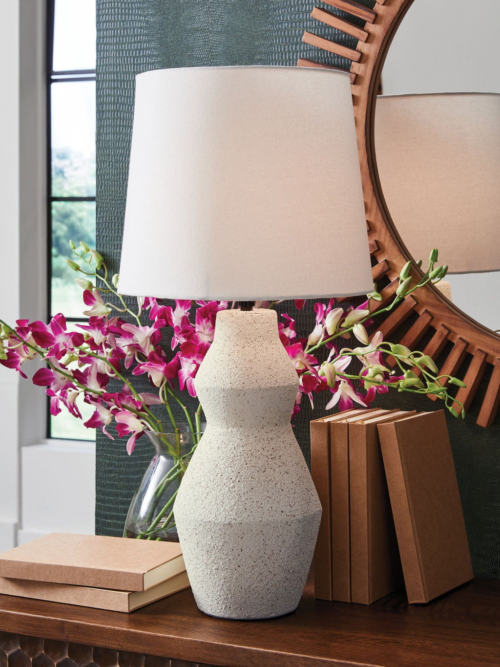 Dawthorne - Crème - Lampe de table en papier