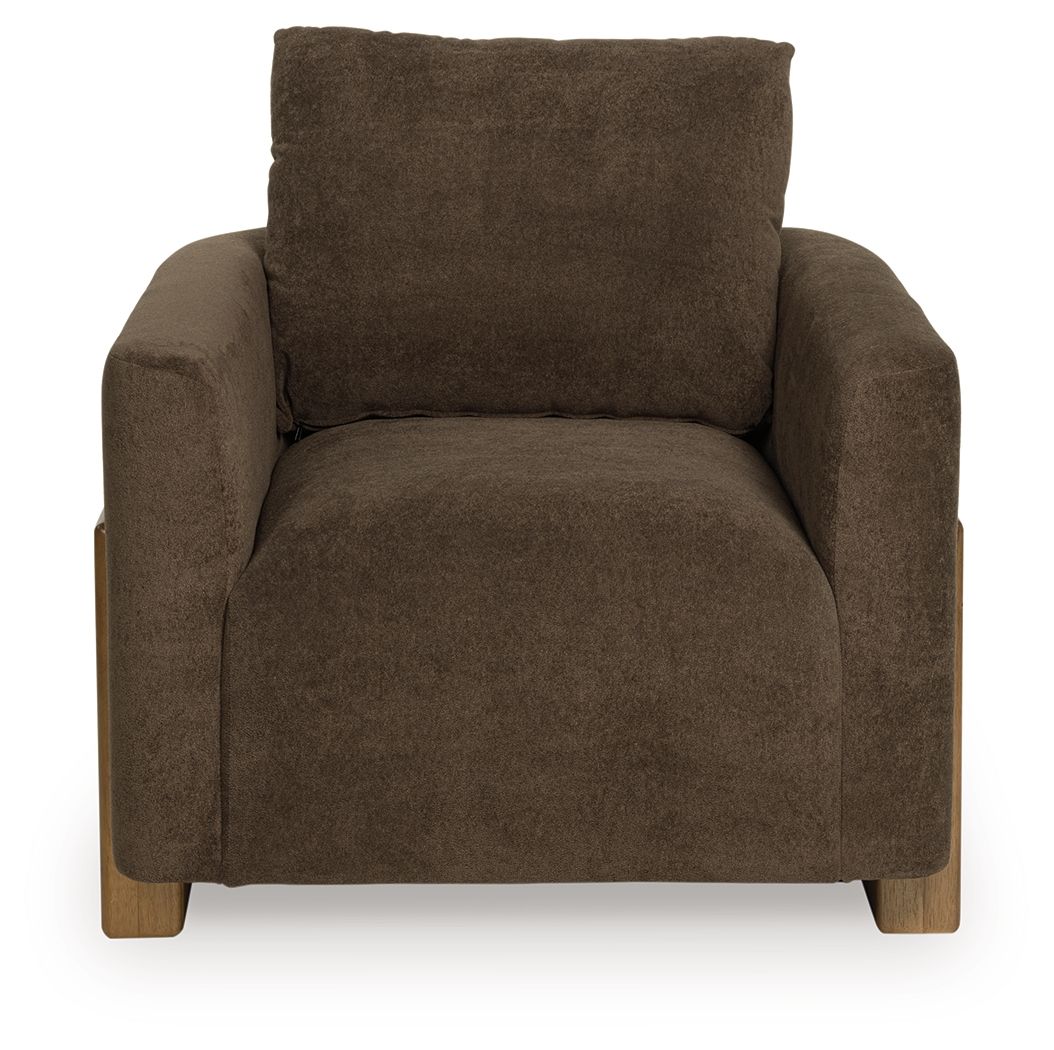 Dairlett - Marron - Fauteuil d'appoint