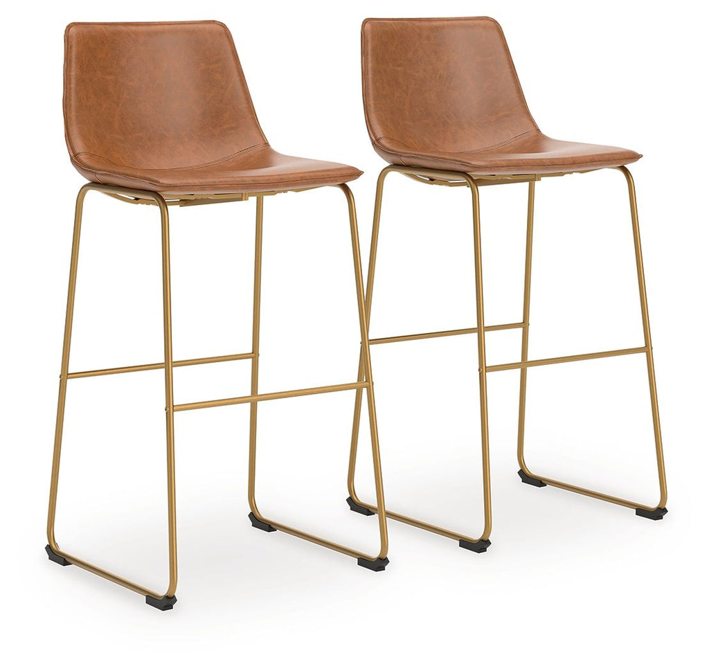 Ciabori - Tabouret de bar haut rembourré (lot de 2)
