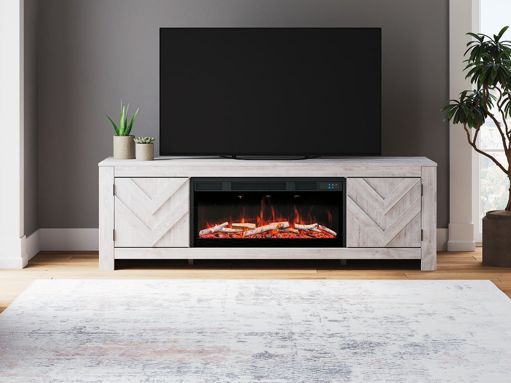Cayboni - Meuble TV LG avec option cheminée