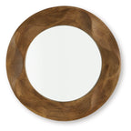 Aajon - Marron - Miroir d'appoint