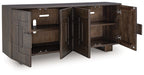 Cato - Marron foncé - Meuble d'appoint