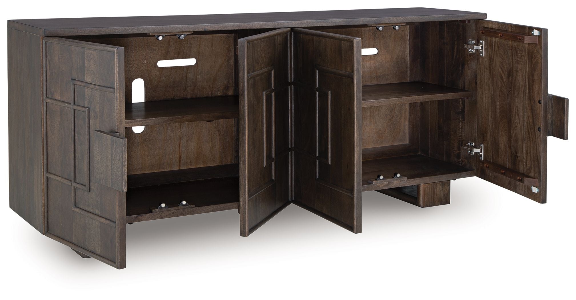 Cato - Marron foncé - Meuble d'appoint
