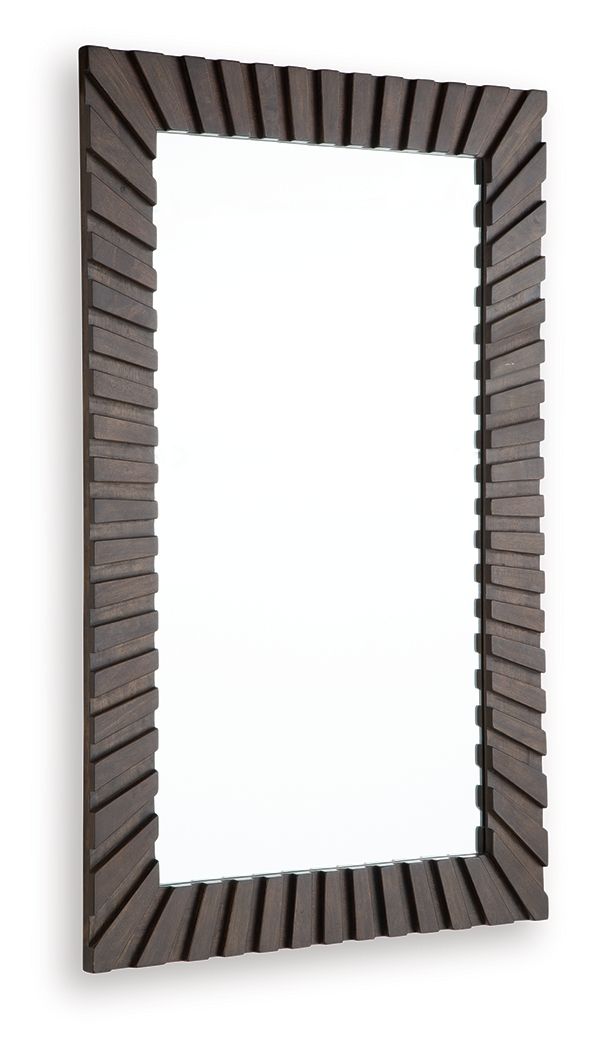 Advin - Marron foncé - Miroir décoratif