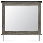 Frandern - Gris - Miroir de chambre