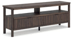 Cadmori - Marron - Meuble TV extra large