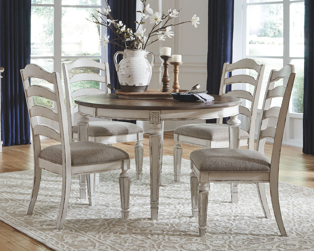 Realyn - Ensemble de table à manger ovale