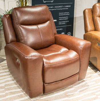 Next Move - Acajou - Fauteuil inclinable électrique avec appui-tête réglable