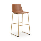 Ciabori - Tabouret de bar haut rembourré (lot de 2)
