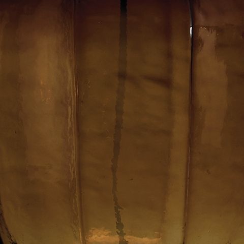 Bainmore - Ambre - Lampe de table en verre