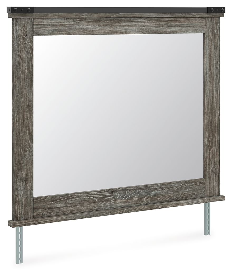 Frandern - Gris - Miroir de chambre