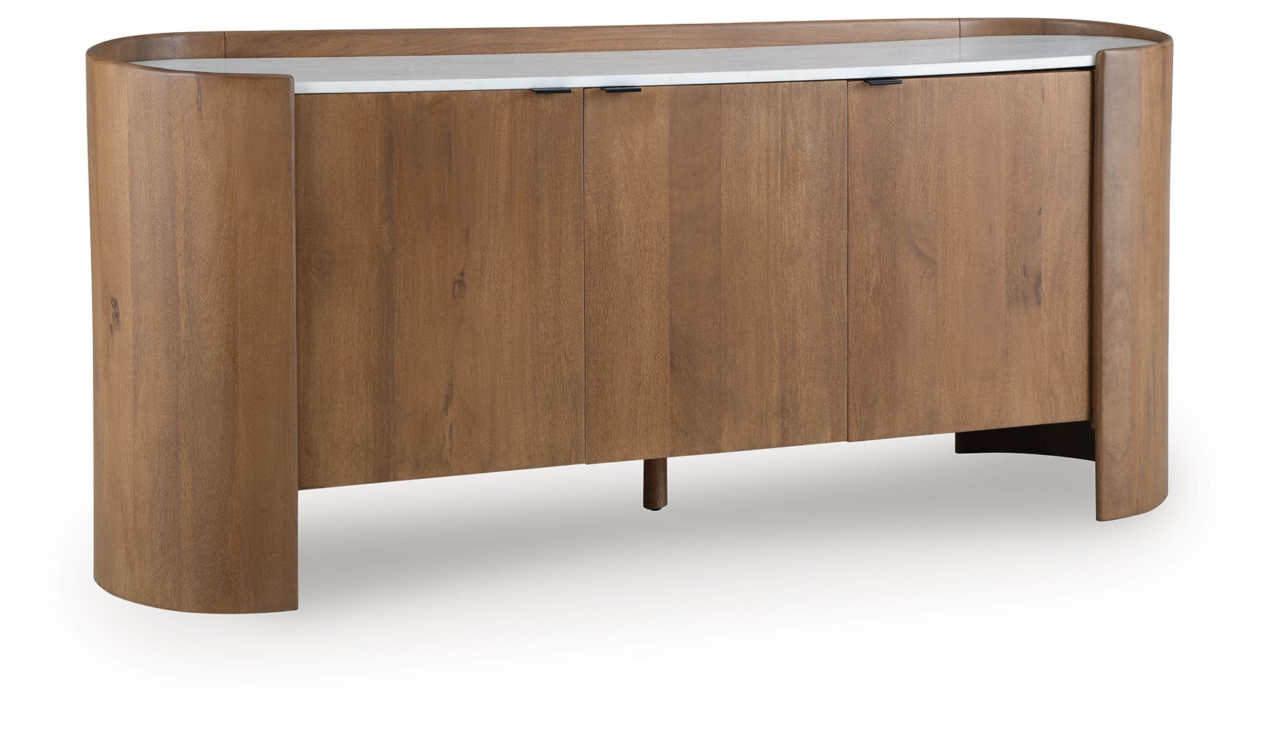 Fitzroy - Marron / Blanc - Meuble d'appoint