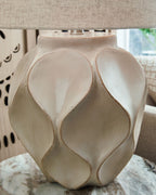Edselham - Crème vieillie - Lampe de table en papier