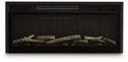 Accessoires de divertissement - Noir - Insert de cheminée avec jeu de bûches en faux bouleau