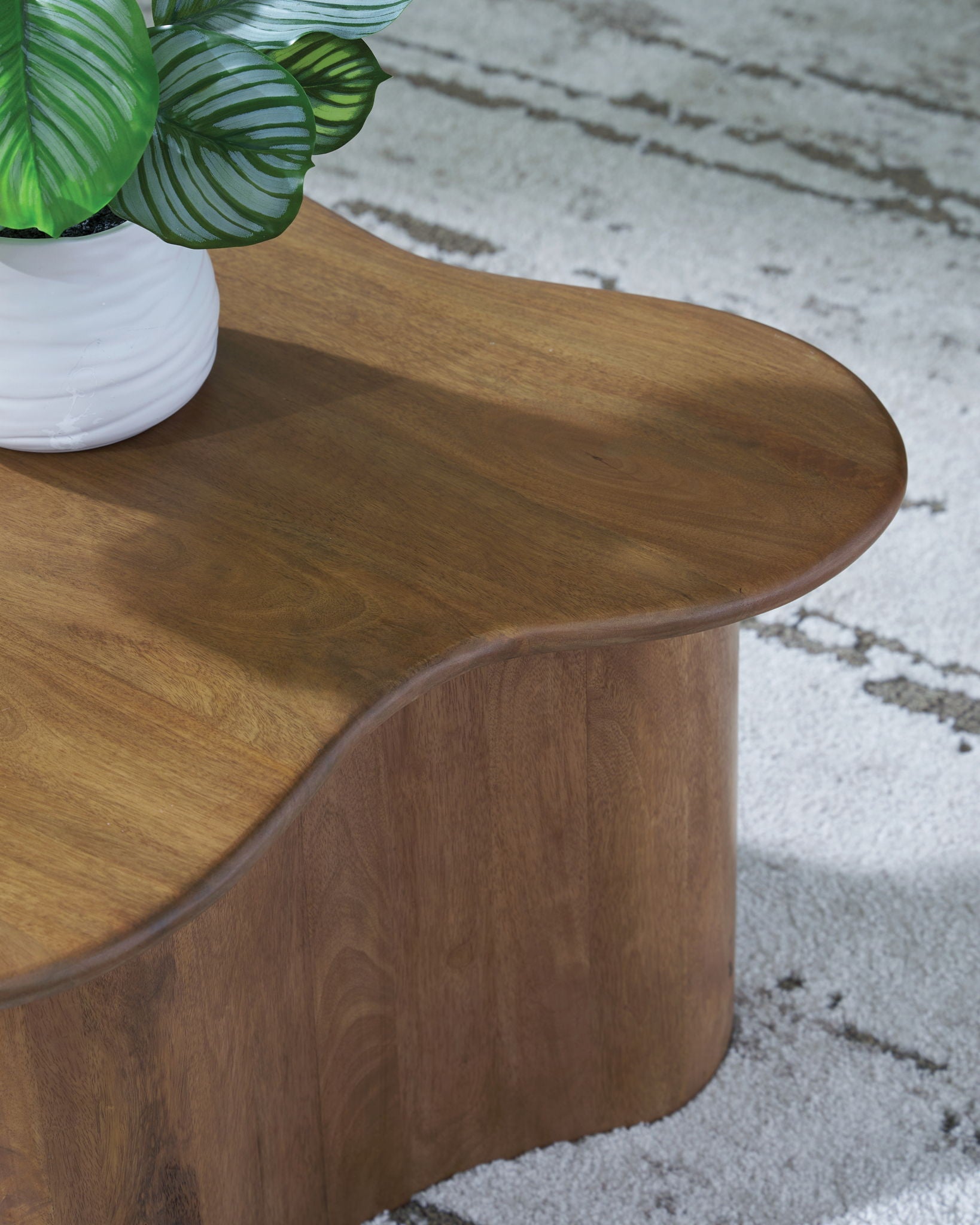Abeford - Marron - Table basse d'appoint (ensemble de 2)