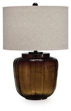 Bainmore - Ambre - Lampe de table en verre