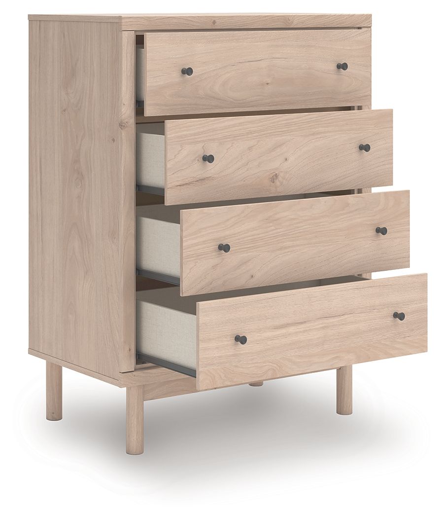 Arloster - Tan - Commode à quatre tiroirs