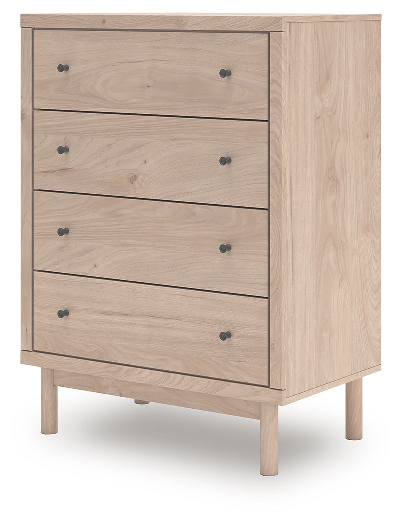 Arloster - Tan - Commode à quatre tiroirs