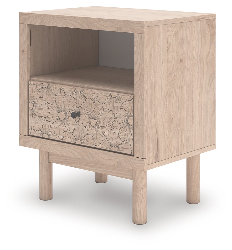 Arloster - Tan - Table de chevet à un tiroir