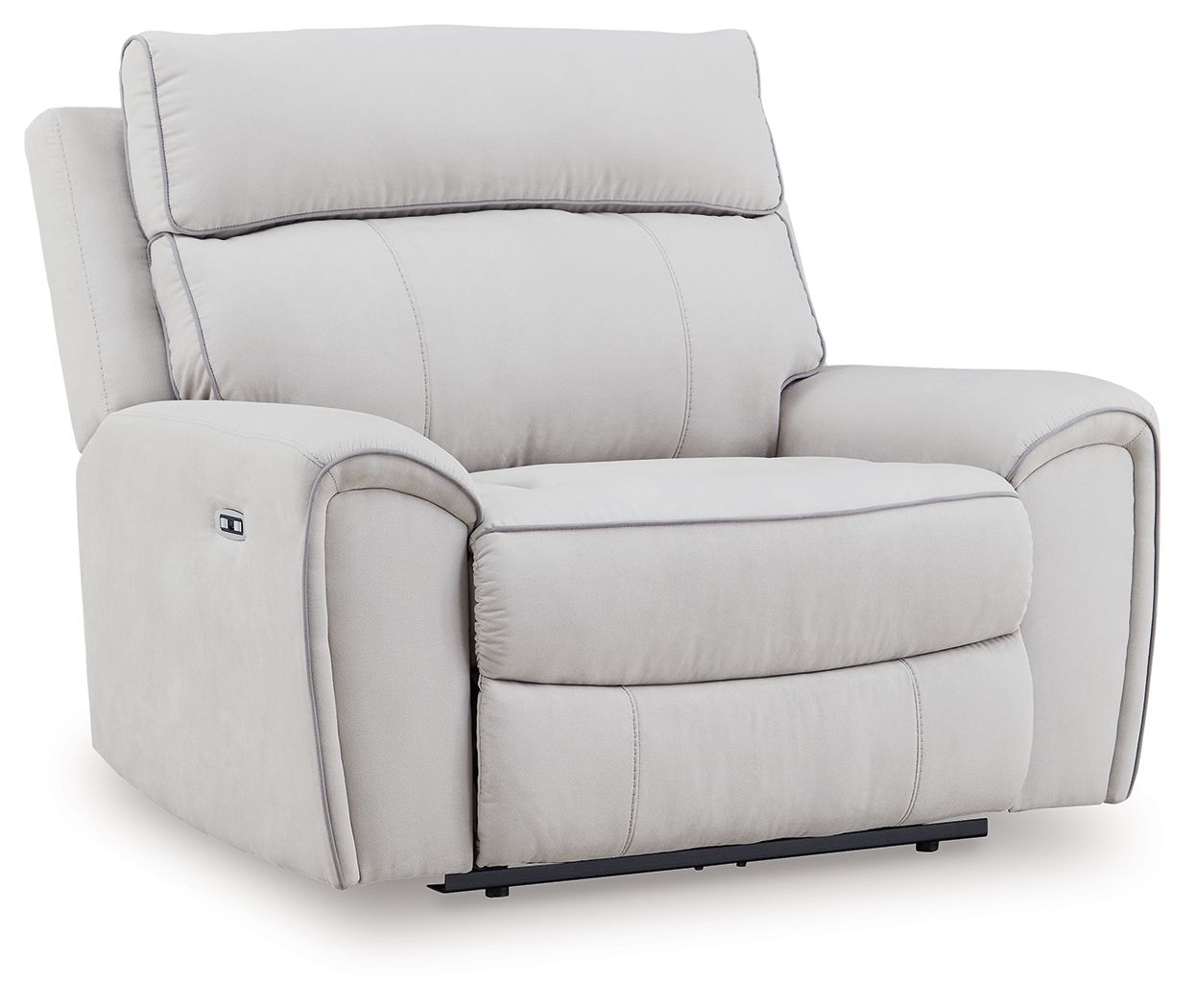 Social Pointe - Perle / Frêne - Fauteuil inclinable électrique / Appuie-tête réglable