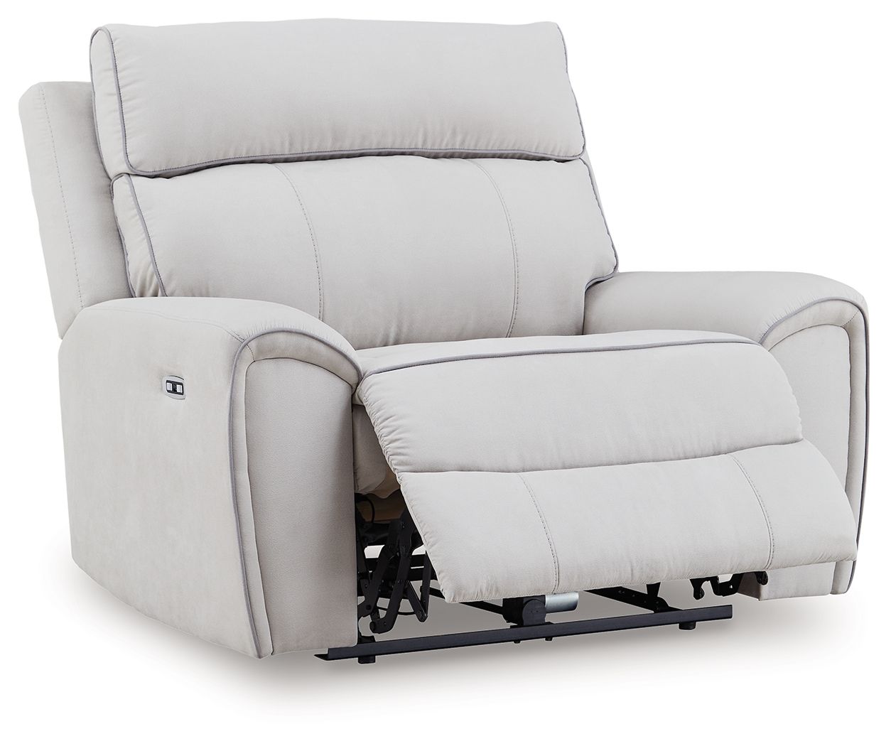 Social Pointe - Perle / Frêne - Fauteuil inclinable électrique / Appuie-tête réglable