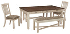 Bolanburg - Ensemble de table à manger rectangulaire