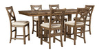 Moriville - Ensemble de table à manger rectangulaire - Hauteur comptoir